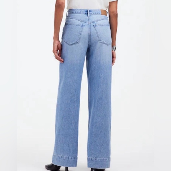 Madewell Light Blue superwide-leg jeans - Picture 4 of 13